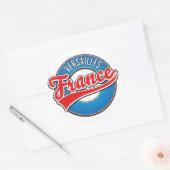 Logo Versailles Frankreich Button Runder Aufkleber (Umschlag)