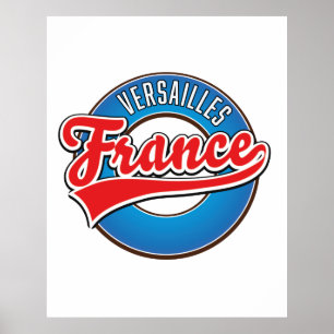 Logo Versailles Frankreich Poster