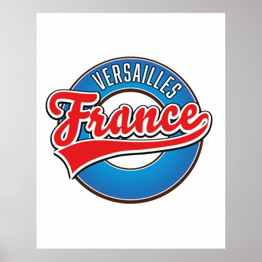 Logo Versailles Frankreich Poster (Vorne)