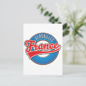 Logo Versailles Frankreich Postkarte (Stehend Vorderseite)