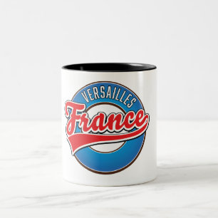 Logo Versailles Frankreich Zweifarbige Tasse