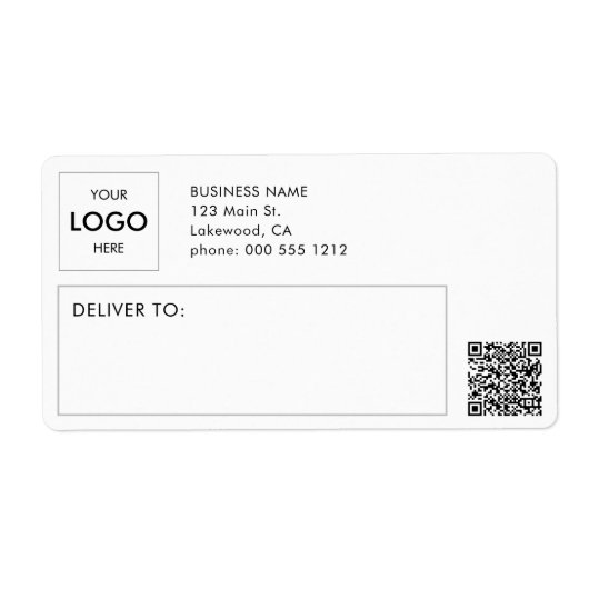 Logo-Versand Beruflicher QR-Code (Vorne)