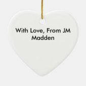 Logo-Verzierung Keramik Ornament (Hinten)