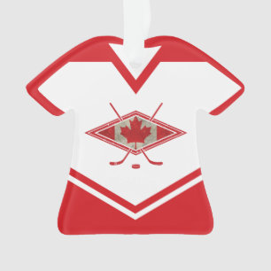Logo-Verzierung Namen-u. Zahl-Jerseys Kanada Ornament