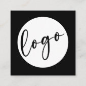 Logo Vielen Dank, dass Sie die Packungsbeilage für Quadratische Visitenkarte (Rückseite)