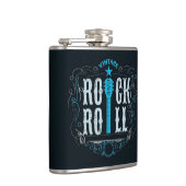 Logo "Vintager Rock & Roll" Flachmann (Rechts)