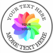 Logo Vinyl Sticker Decal für Fußbodenfenster oder  (Vorderseite)