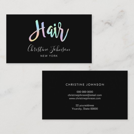 Logo Visitenkarte (Vorne/Hinten)