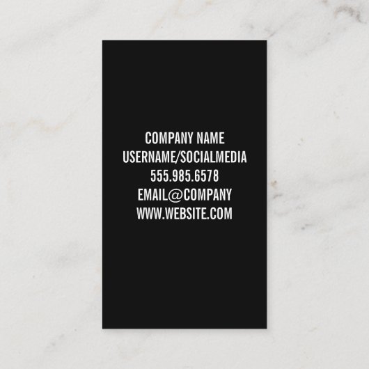 Logo Visitenkarte (Rückseite)