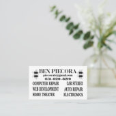 Logo Visitenkarte (Stehend Vorderseite)