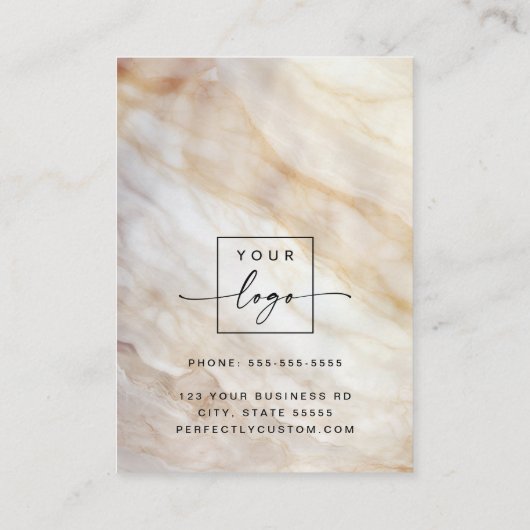 Logo-Visitenkarte Terminkarte (Rückseite)