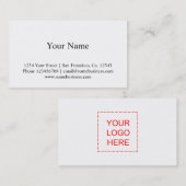 Logo-Visitenkarteschablone | fertigen es besonders Visitenkarte (Vorne/Hinten)