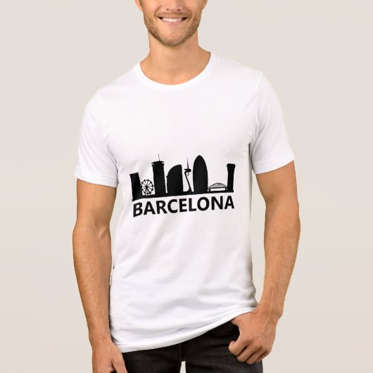 Logo von Barcelona Tri-Blend Shirt (Vorderseite)