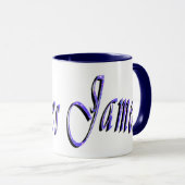 Logo von Blue James, Tasse (VorderseiteRechts)