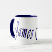 Logo von Blue James, Tasse (Vorderseite Links)