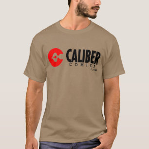 Logo von Caliber Comic auf dem T - Shirt
