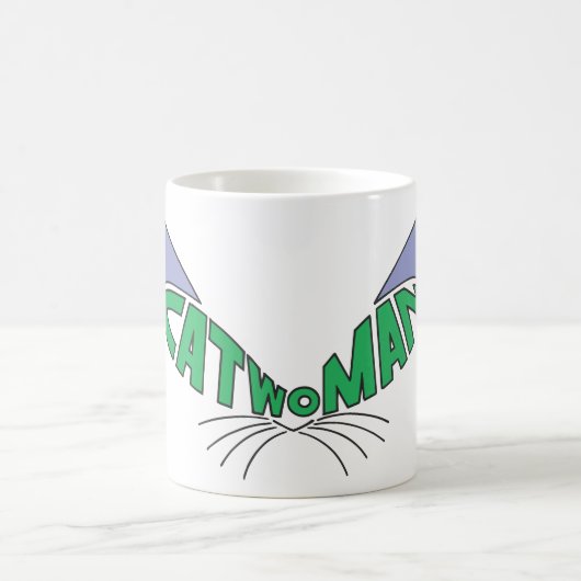 Logo von Catwoman Green Kaffeetasse (Mittel)