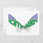 Logo von Catwoman Green Postkarte (Vorne/Hinten)