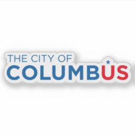 Logo von Columbus, Ohio, USA Aufkleber