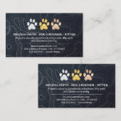 Logo von Dog Paw Prints Visitenkarte (Vorne/Hinten)