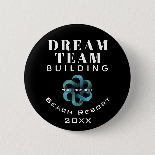 Logo von Dream Team Gebäude Company Button (Vorderseite)