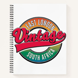Logo von East London Südafrika Notizblock
