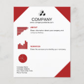 Logo von Editable Company Flyer (Vorne)