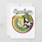 Logo von Explore Central America. (Vorderseite)