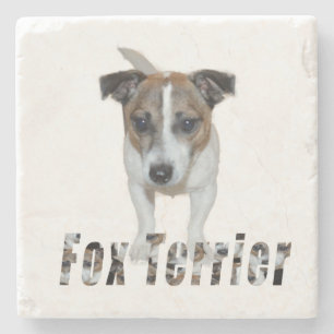 Logo von Fox Terrier und Fox Terrier, Steinuntersetzer