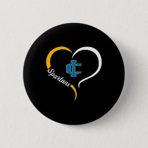 Logo von Imlay City Spartans Halbherz Slogan Hs Button