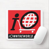 Logo von iOwnTheWorld.com Mousepad (Mit Mouse)