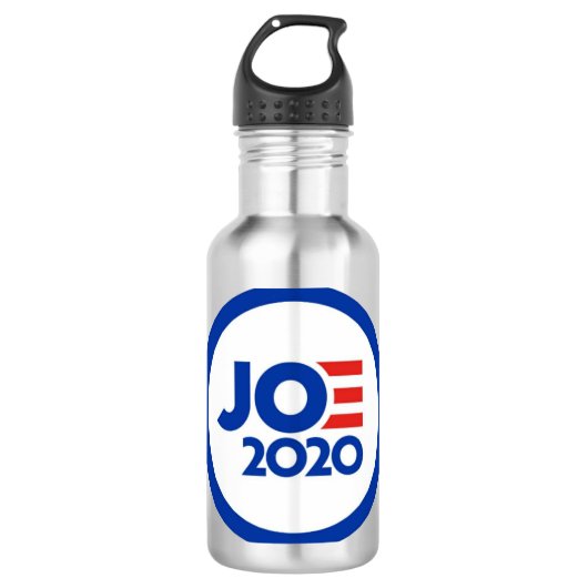 Logo von Joe Biden 2020 Edelstahlflasche (Vorderseite)