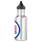 Logo von Joe Biden 2020 Edelstahlflasche (Rechts)