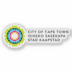 Logo von Kapstadt, Republik Südafrika Aufkleber