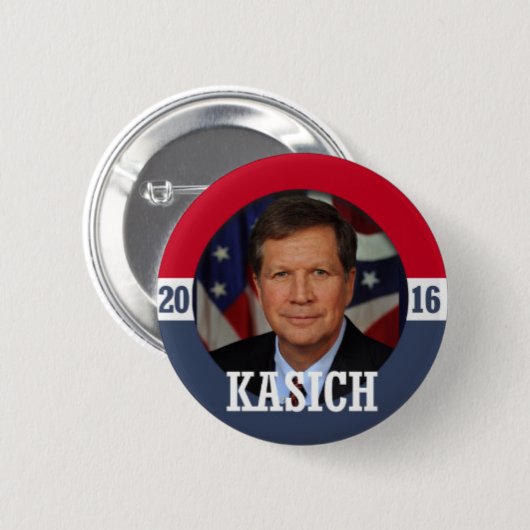 Logo von Kasich 2016 Button (Vorne & Hinten)