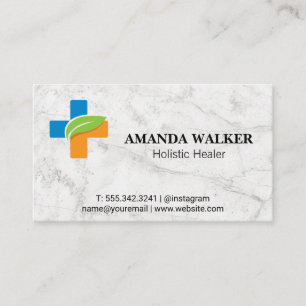 Logo von Medicine Leaf   Arzt Visitenkarte