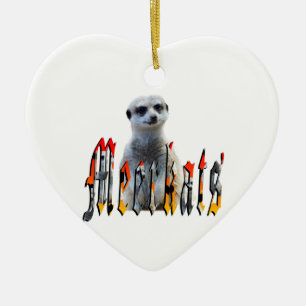 Logo von Meerkat und Meerkats Picture Keramikornament