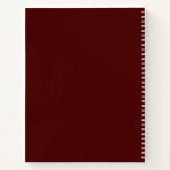 Logo von Red Custom Company | Personalisieren Notizblock (Rückseite)