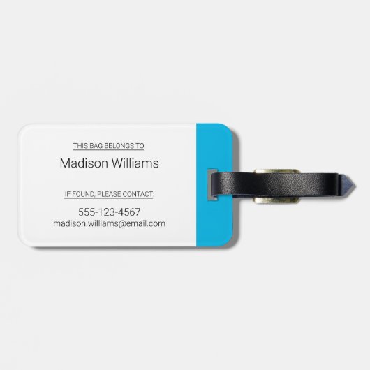 Logo von Retro 1958-1966 Gepäckanhänger (Rückseite horizontal)