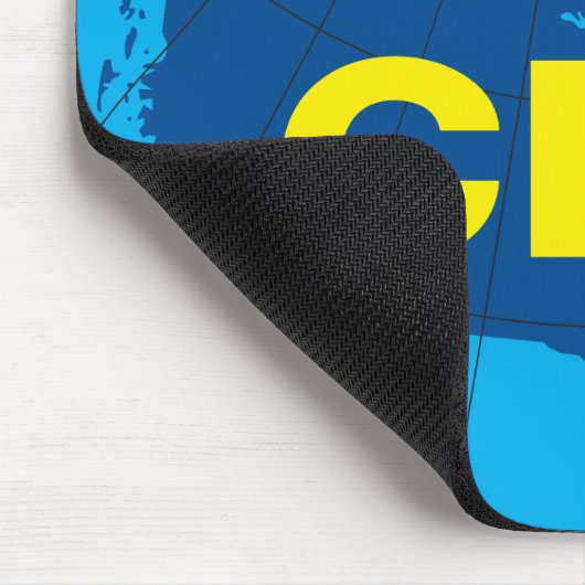 Logo von Retro 1958-1966 Mousepad (Ecke)