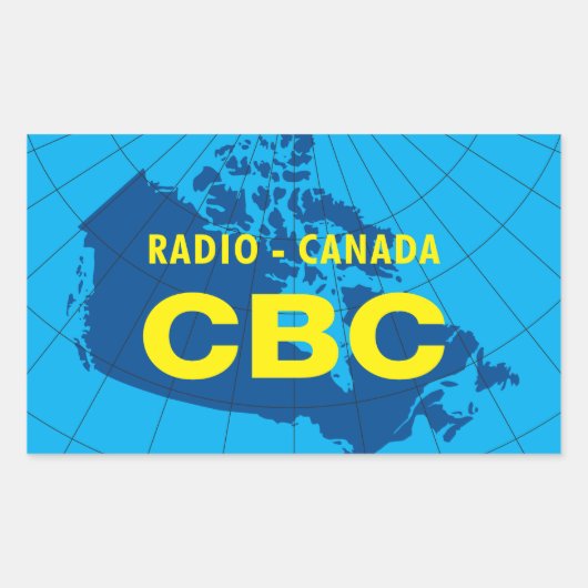 Logo von Retro 1958-1966 Rechteckiger Aufkleber (Vorderseite)