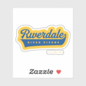 Logo von Riverdale River Vixens Aufkleber (Blatt)