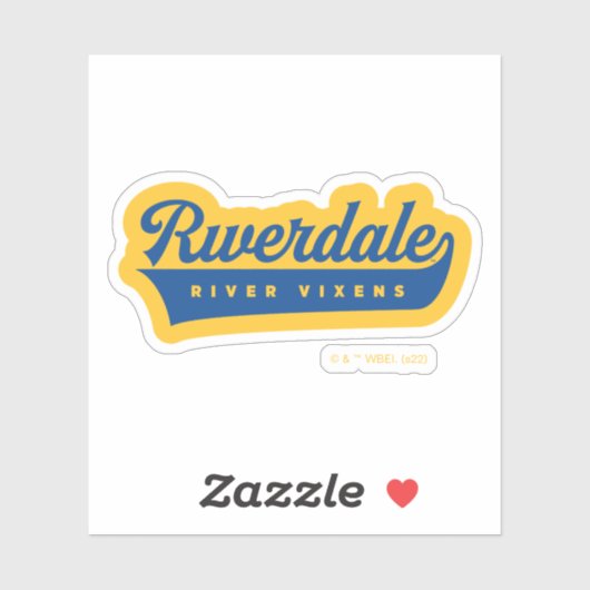 Logo von Riverdale River Vixens Aufkleber (Blatt)