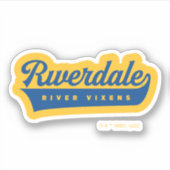 Logo von Riverdale River Vixens Aufkleber (Vorderseite)