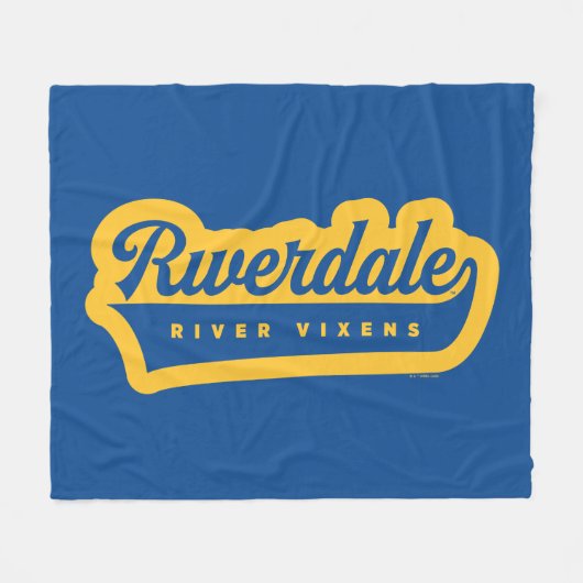 Logo von Riverdale River Vixens Fleecedecke (Vorderseite (Horizontal))
