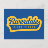Logo von Riverdale River Vixens Postkarte (Vorderseite)