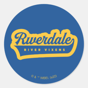 Logo von Riverdale River Vixens Runder Aufkleber