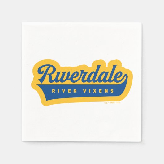 Logo von Riverdale River Vixens Serviette (Vorderseite)