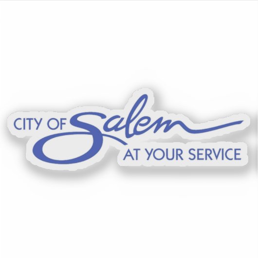 Logo von Salem, Oregon, USA Aufkleber (Vorderseite)