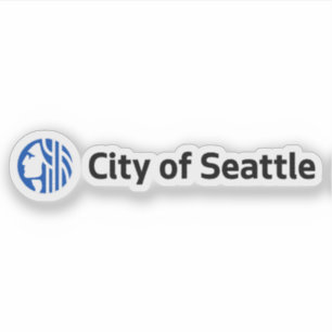 Logo von Seattle, Washington, USA Aufkleber